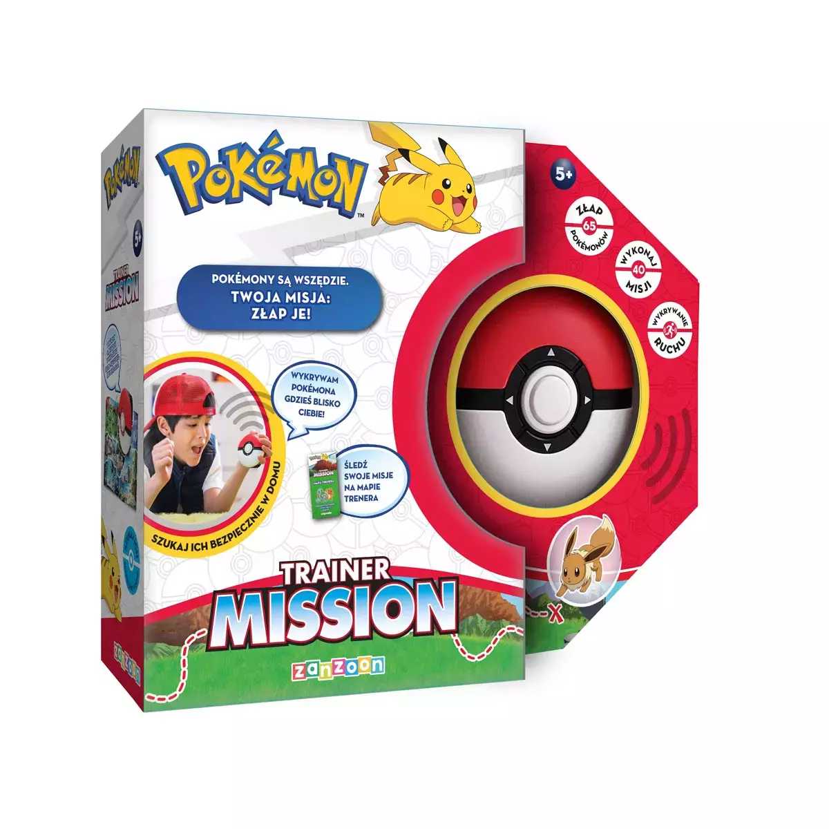 POKEMON Trainer Mission, gra - Zabawki
