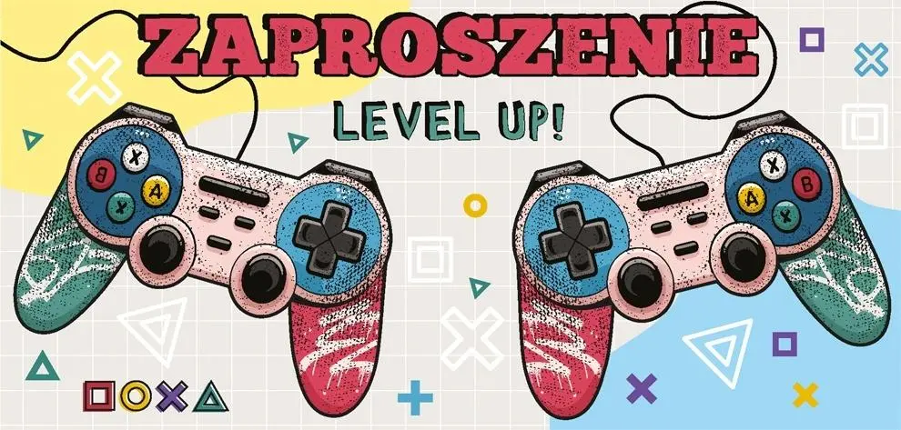 Zaproszenie Kolorowe Pady - Impreza