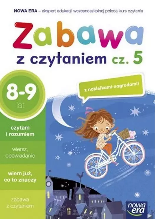 Szkoła na miarę. Zabawa z czytaniem. Zeszyt ćwiczeń. 8-9 lat. Część 5 - Książki