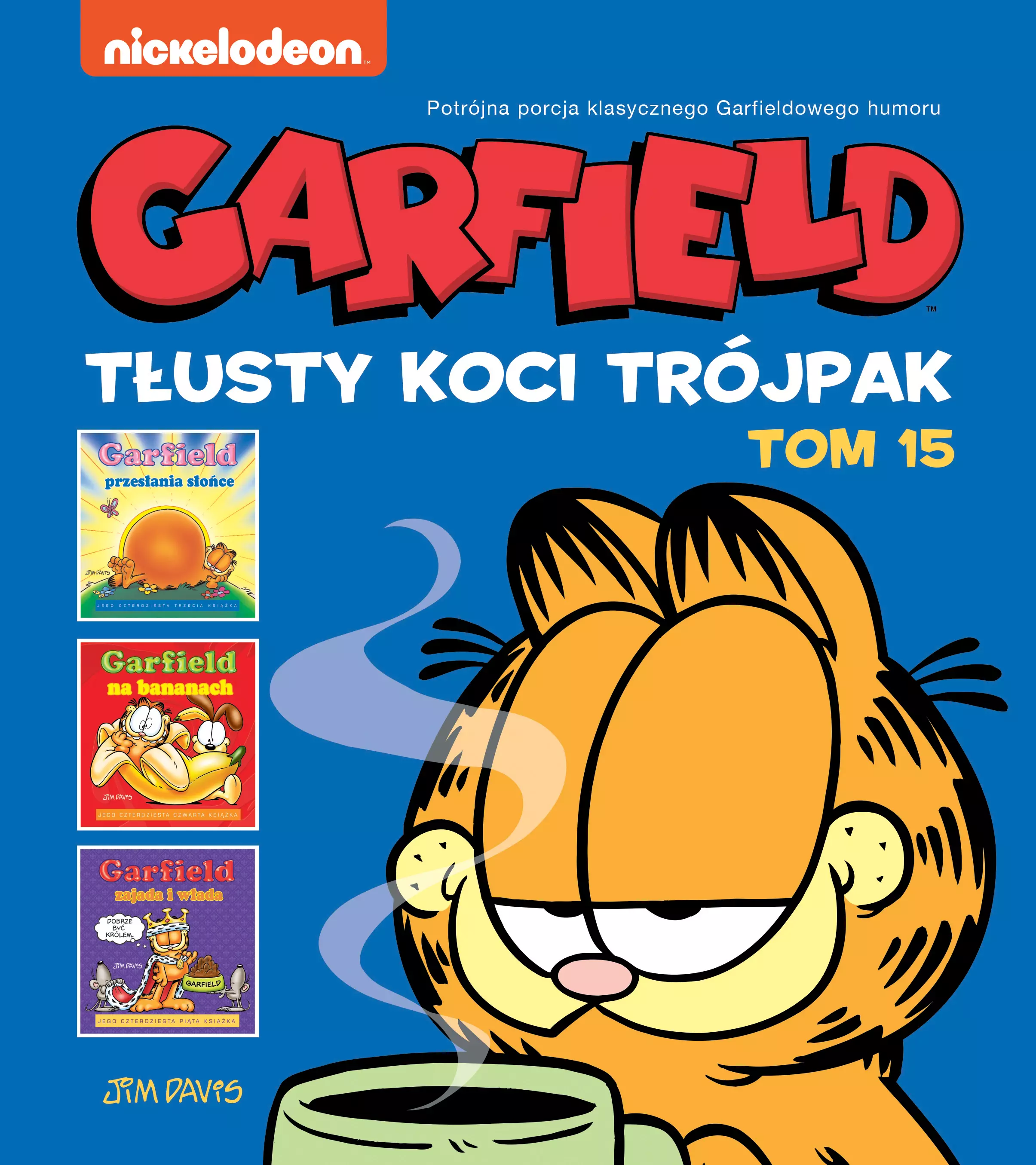 Garfield. Tłusty koci trójpak. Tom 15 - Książki