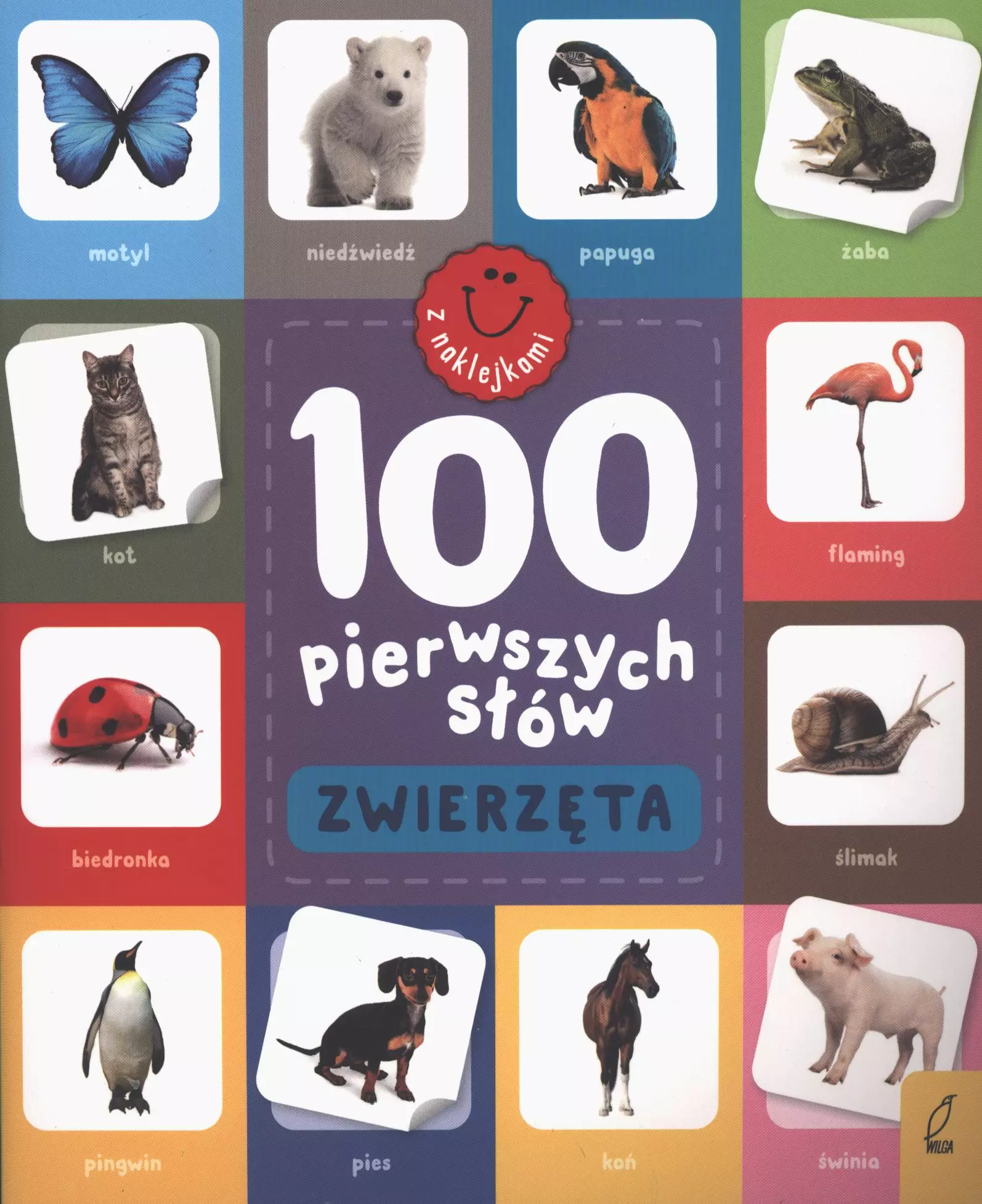 Zwierzęta. 100 pierwszych słów z naklejkami - Książki