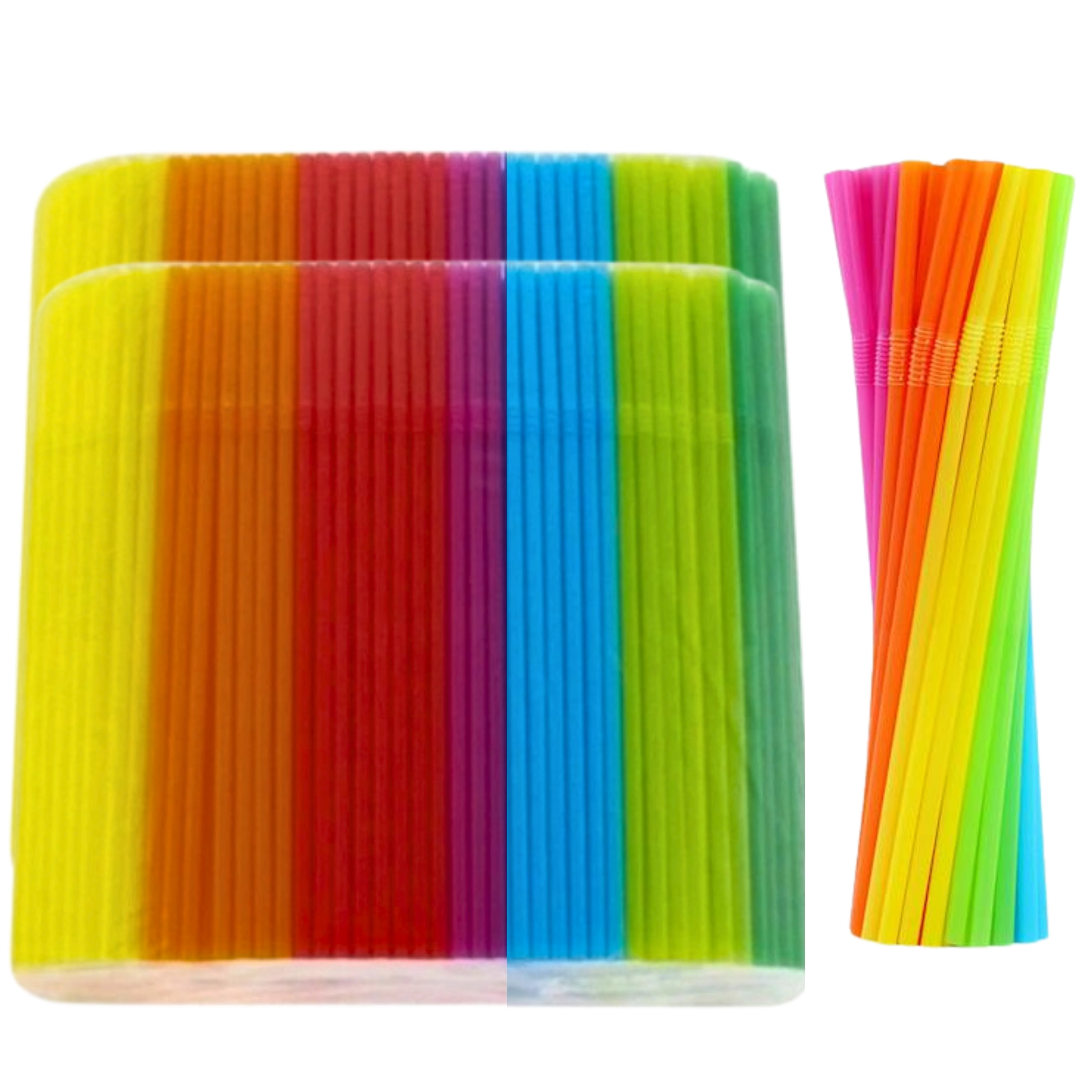 Słomki plastik Godan 500 szt. - Papiernicze i szkolne