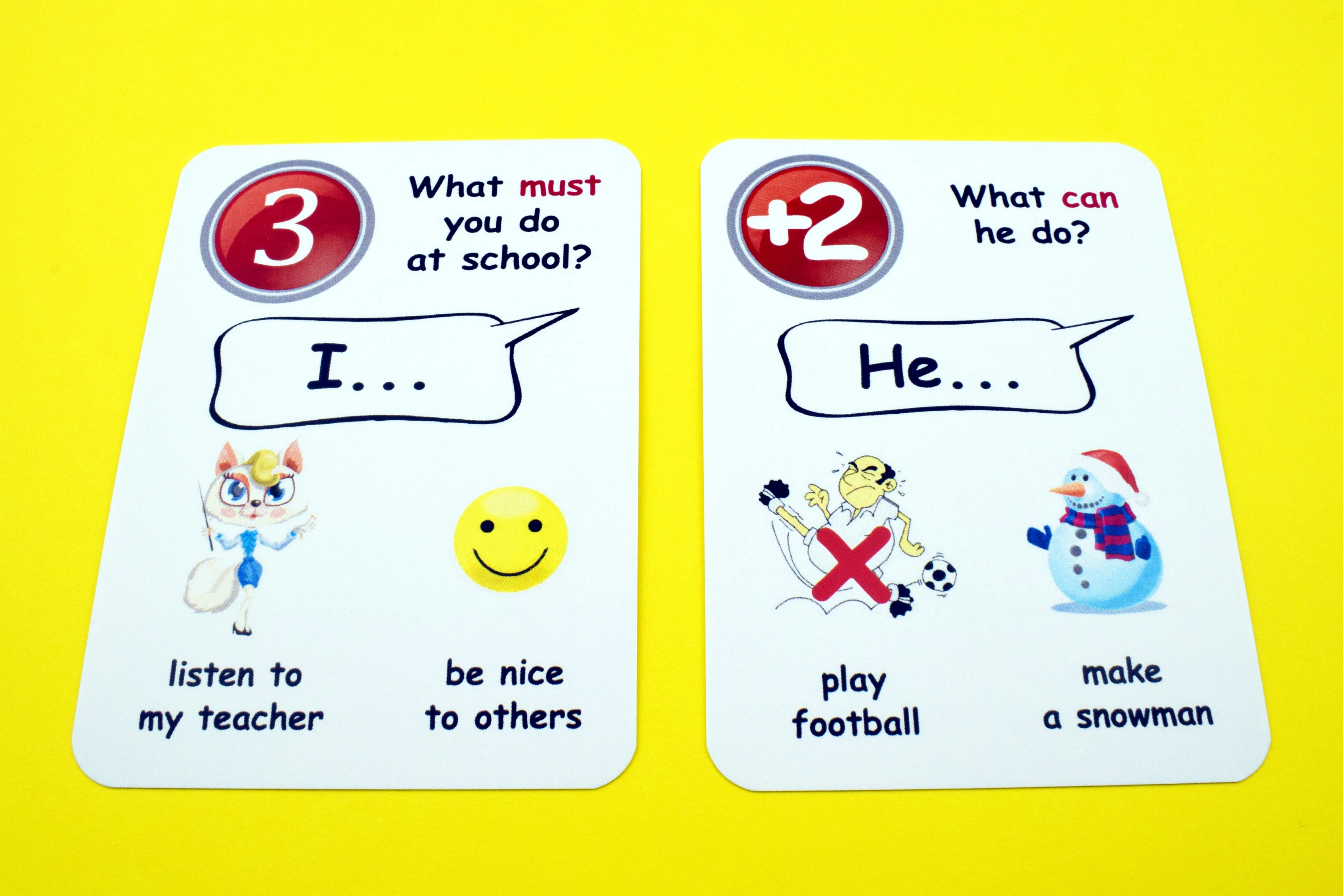 Fun Card English. Modal Verbs - Gry