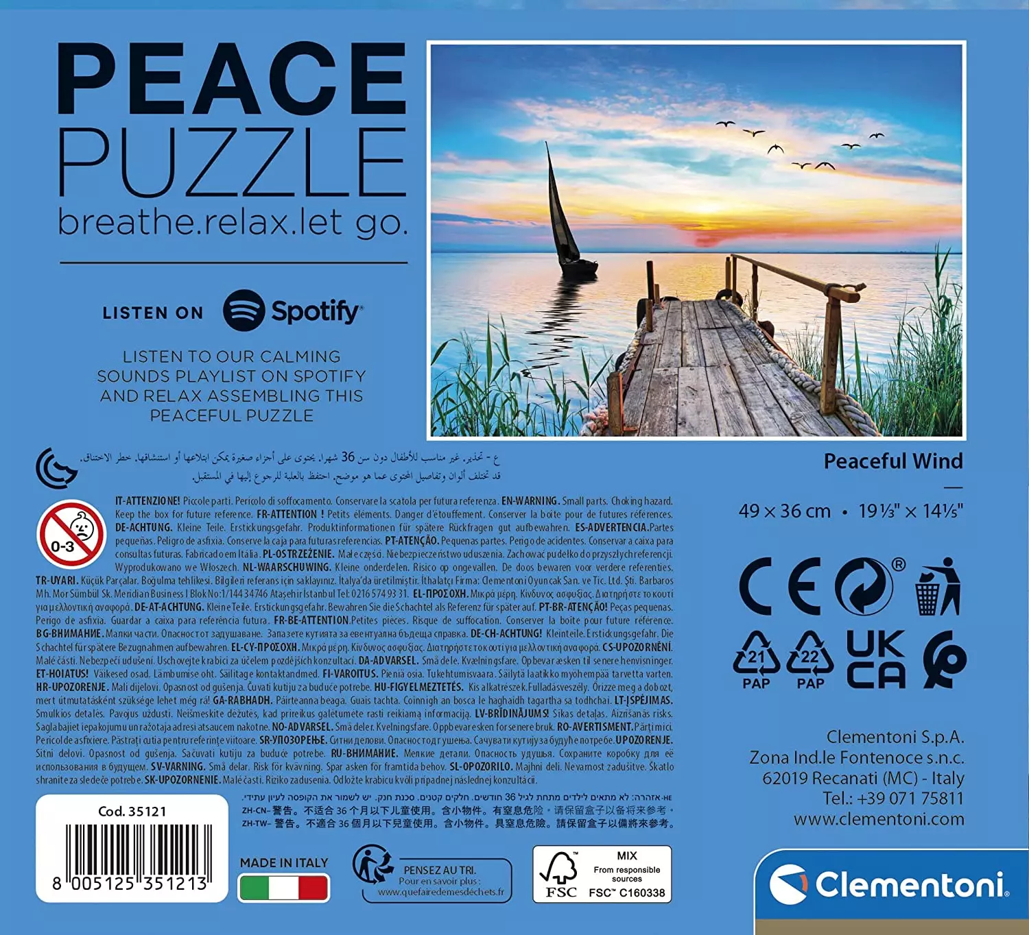 Puzzle 500 elementów. Peace - Puzzle