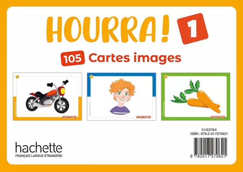 Hourra 1 karty obrazkowe - Książki