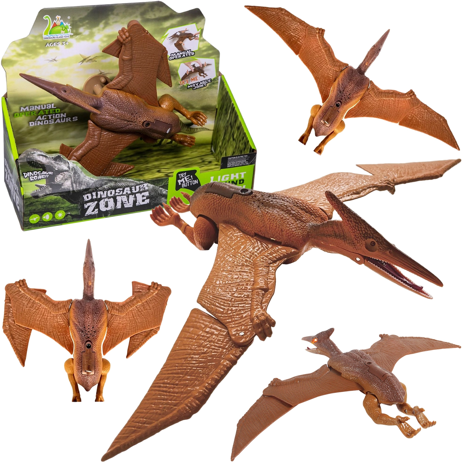 Dinozaur ze światłem i dźwiękiem - Zabawki