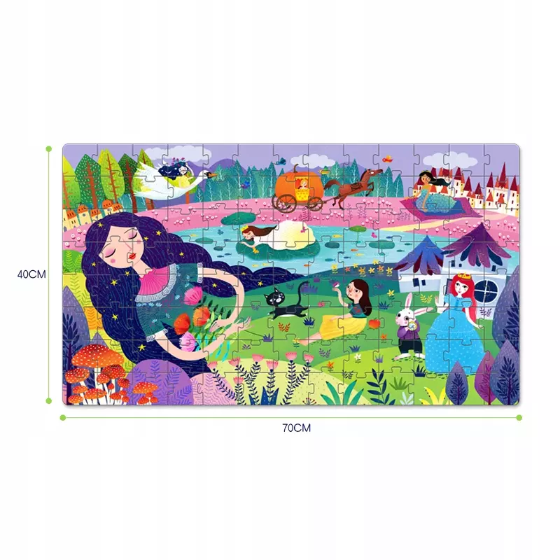 Mideer puzzle w walizce ŚPIĄCA KRÓLEWNA 3+ 104 - Puzzle