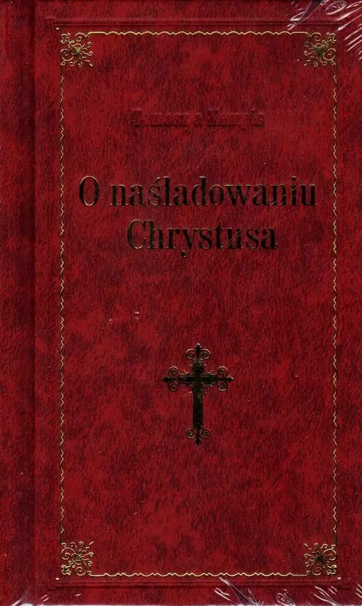 O naśladowaniu Chrystusa, bordowa - Książki