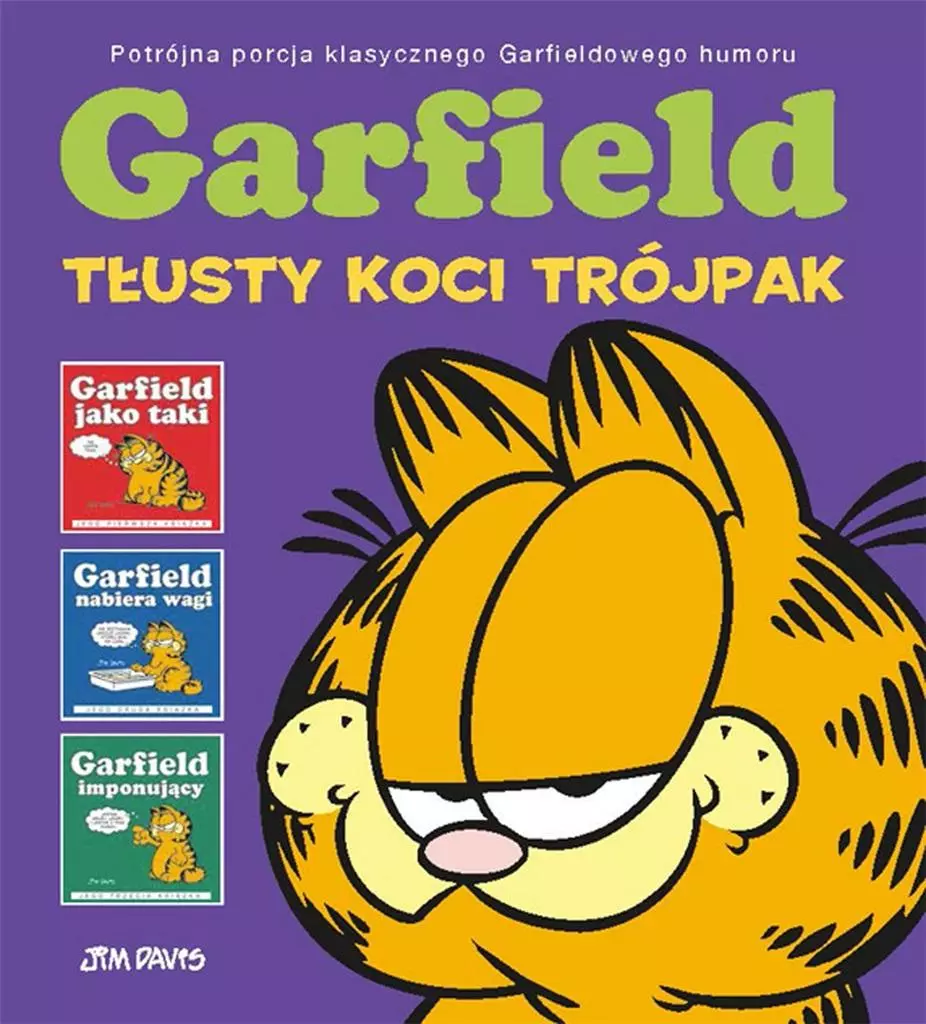 Garfield. Tłusty koci trójpak. Tom 1 - Książki