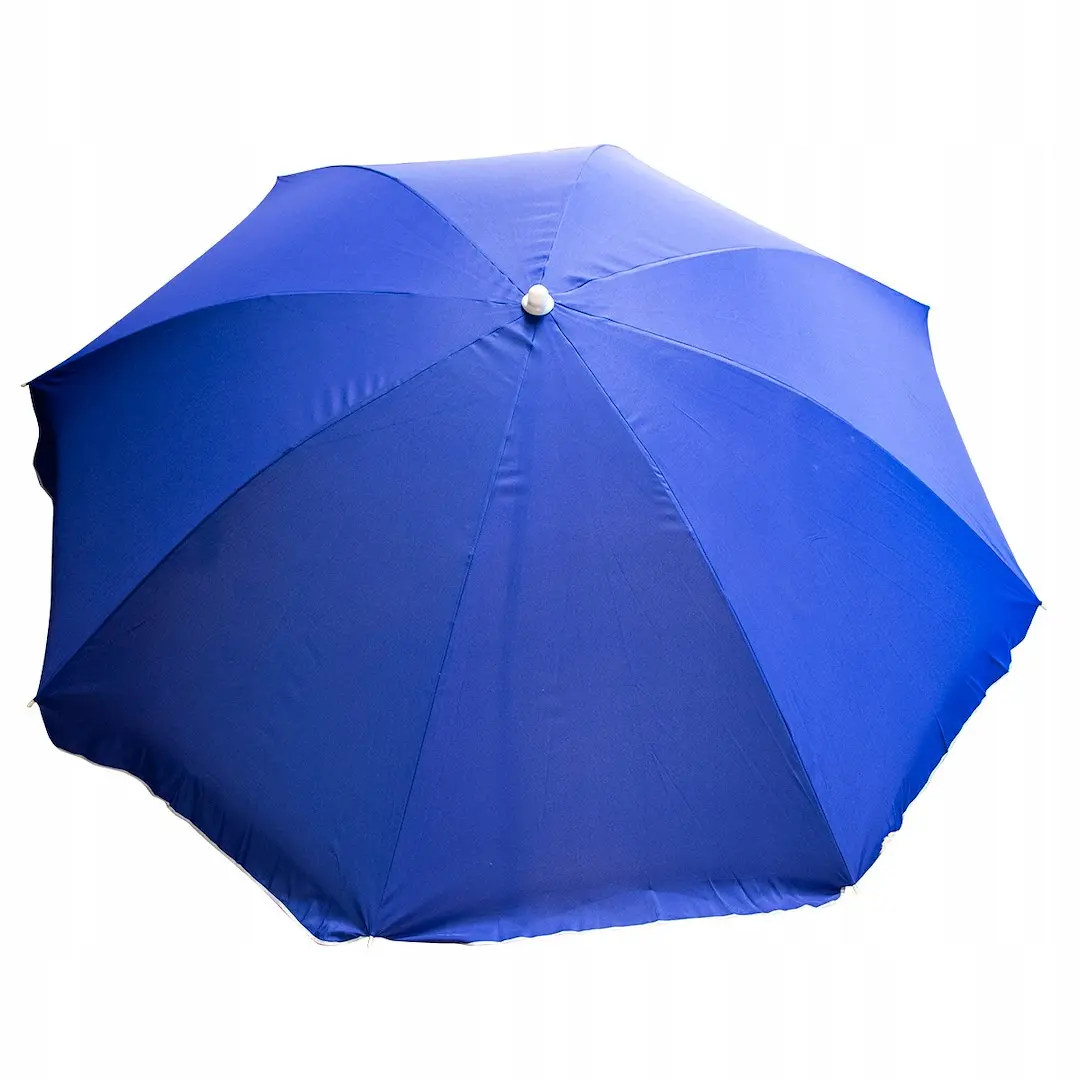 Parasol polyester tkanina 240cm, 8 drutów, łamany, granatowy - Elektronika i akcesoria