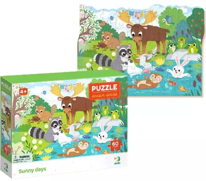 Puzzle 60 elementów. Pory roku. Letnie dni - Puzzle