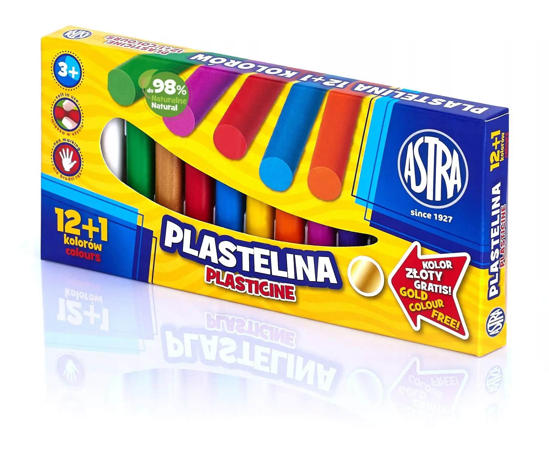 Plastelina, 13 kolorów - Papiernicze i szkolne