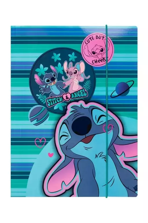 Teczka przestrzenna A4 tekturowa Disney Core Stitch - Papiernicze i szkolne