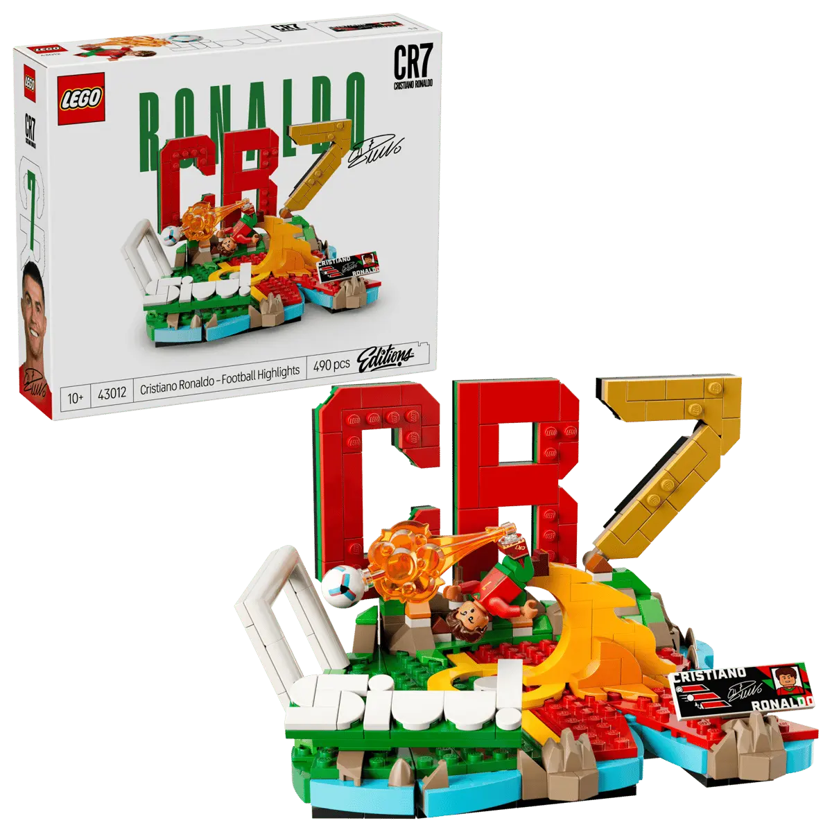 LEGO Editions Cristiano Ronaldo - piłkarskie momenty 43012 - Zabawki