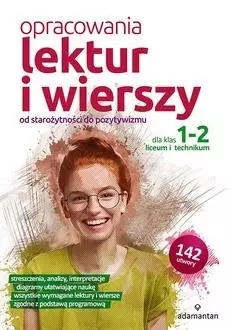Opracowania lektur i wierszy dla klas 1-2 liceum i technikum - Książki
