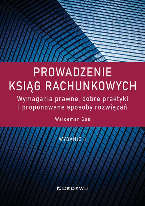 Prowadzenie ksiąg rachunkowych. Wymagania prawne, dobre praktyki i proponowane sposoby rozwiązań (wy - Książki