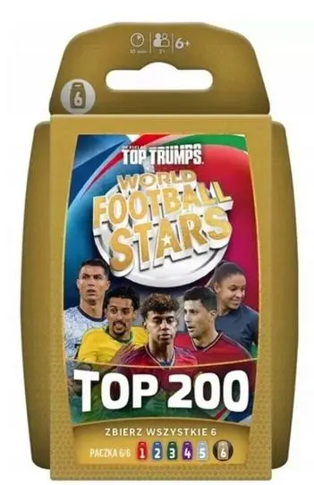 Top Trumps World Football StarsTOP 200 - 6 - Gry