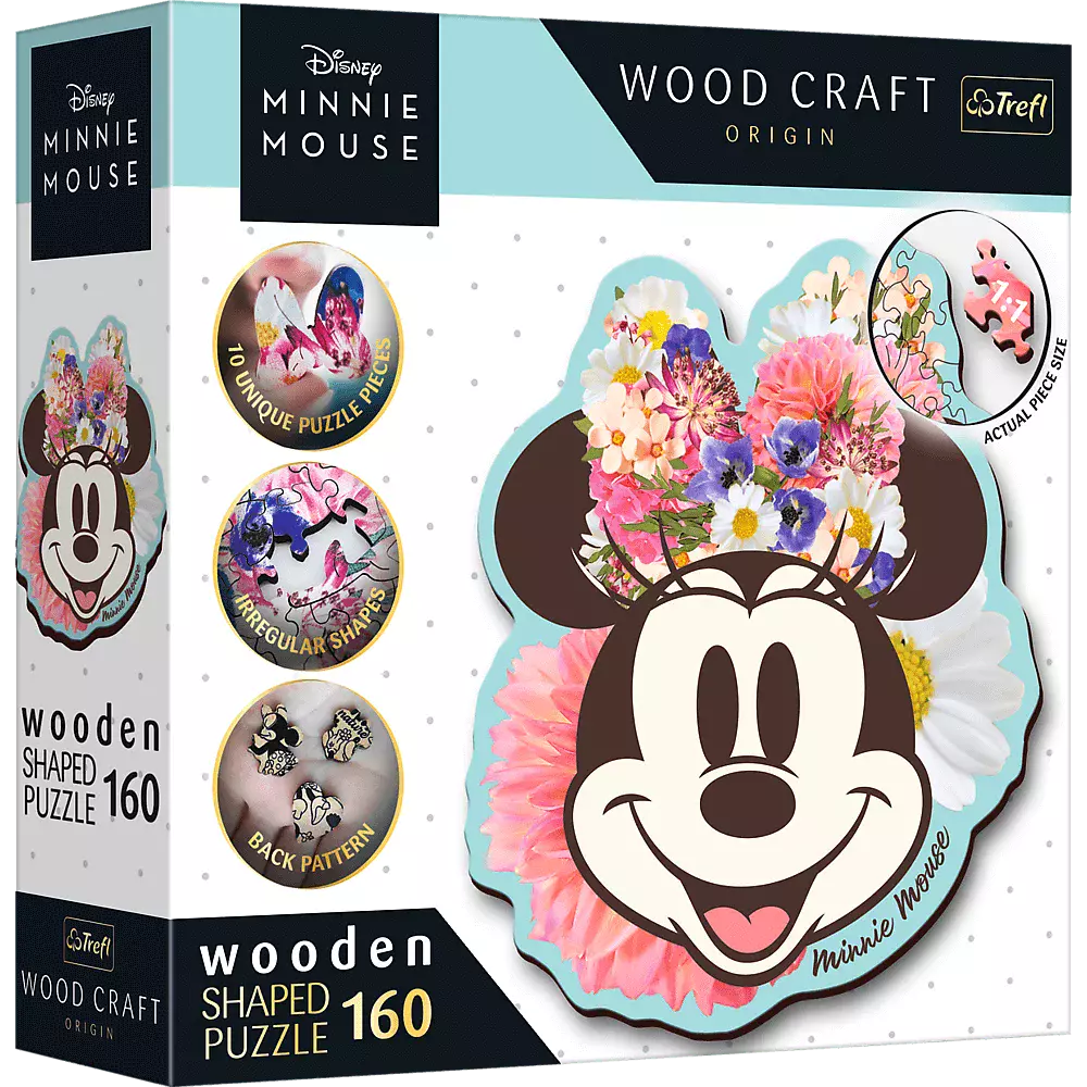 Puzzle 160 elementów. Stylowa Myszka Minnie - Puzzle