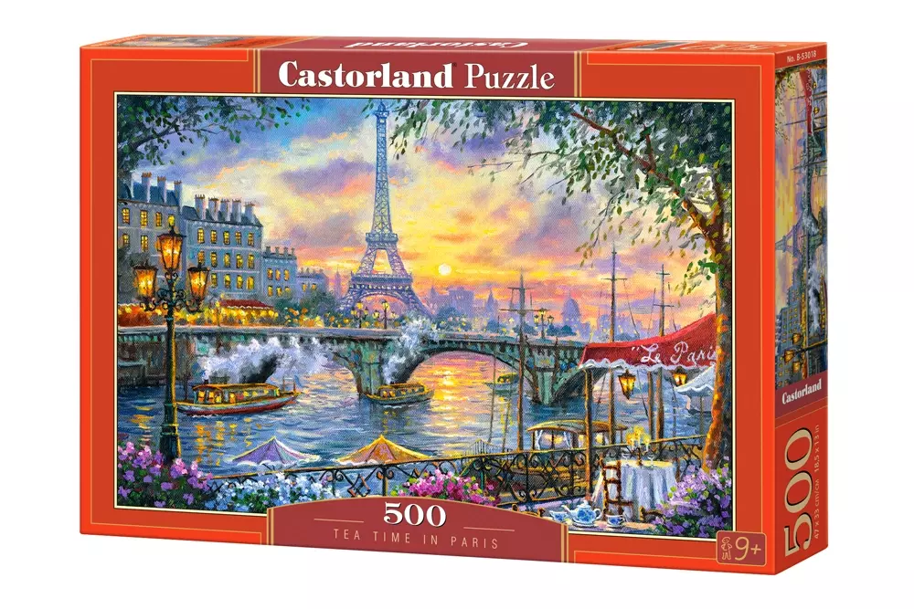 Puzzle 500 elementów. Czas na herbatę w Paryżu - Puzzle
