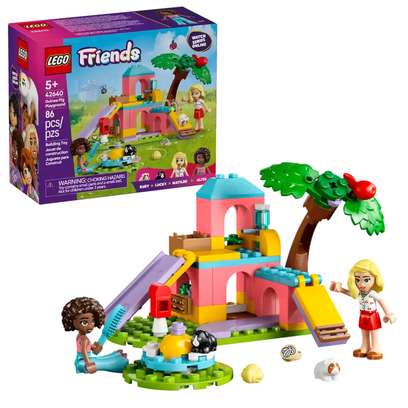 LEGO Friends Plac zabaw dla świnek morskich 42640 - Zabawki