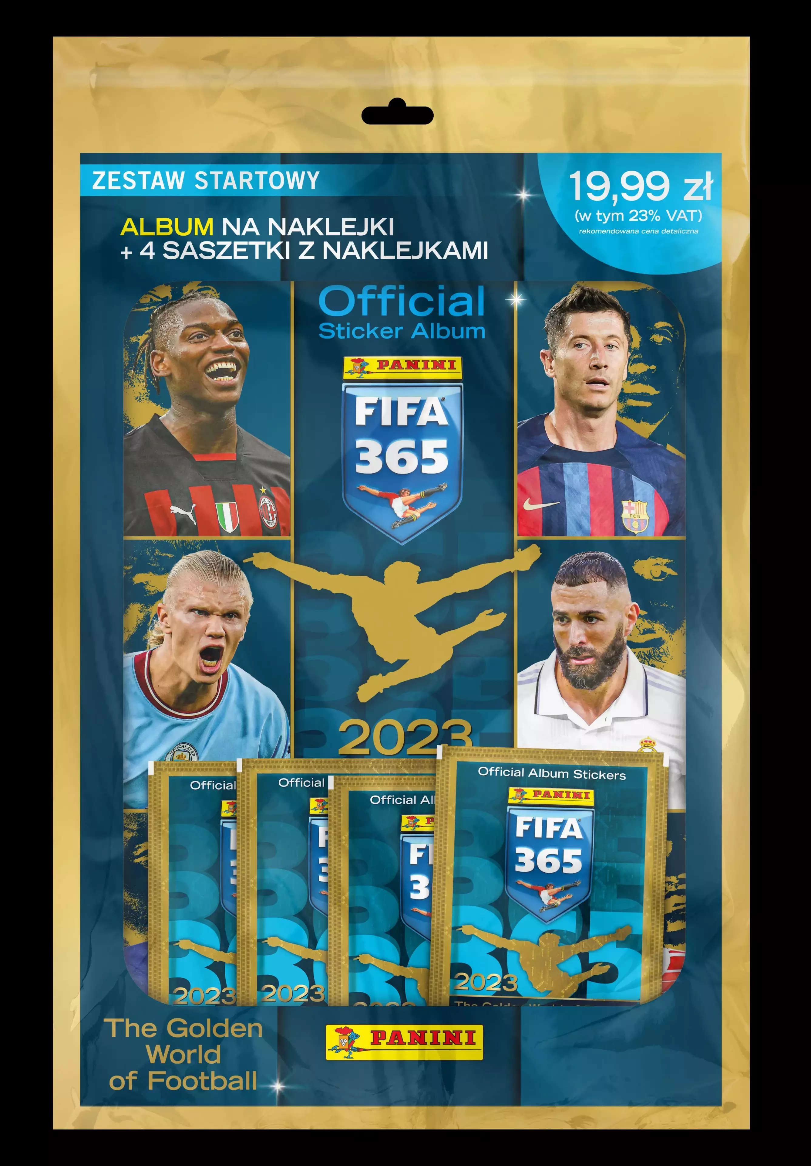 Panini Fifa 365 2024 zestaw startowy kolekcja naklejkowa - Zabawki