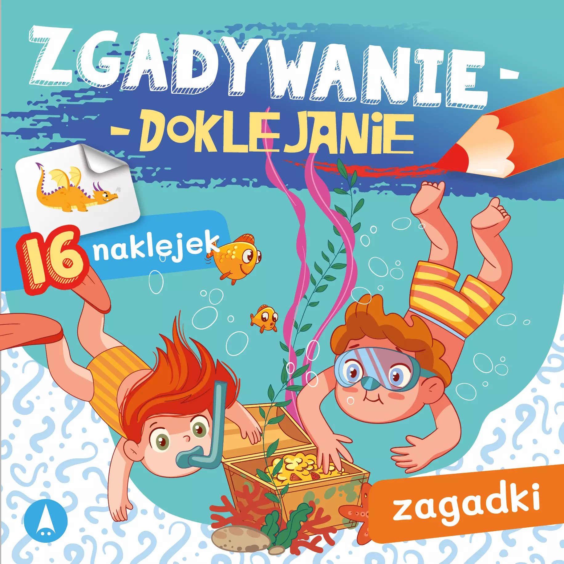 Zgadywanie-doklejanie. Zagadki - Książki