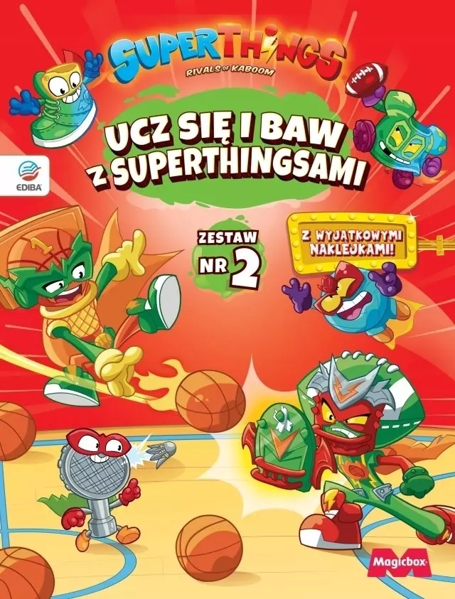 SuperThings. Ucz się i baw z SuperThingsami. Zestaw 2 - Książki
