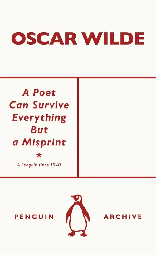 A Poet Can Survive Everything But a Misprint - Książki