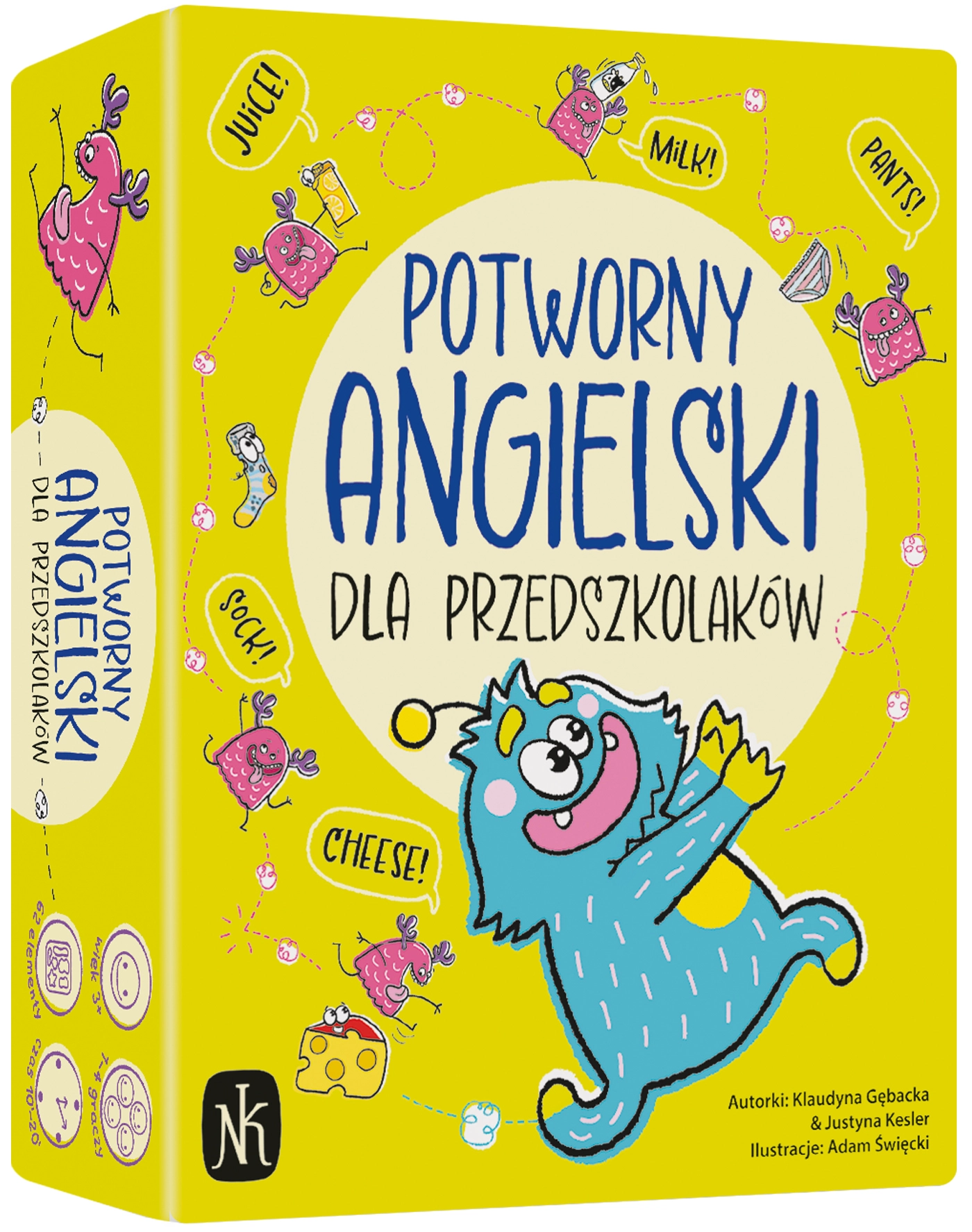 Potworny angielski dla przedszkolaków - Gry