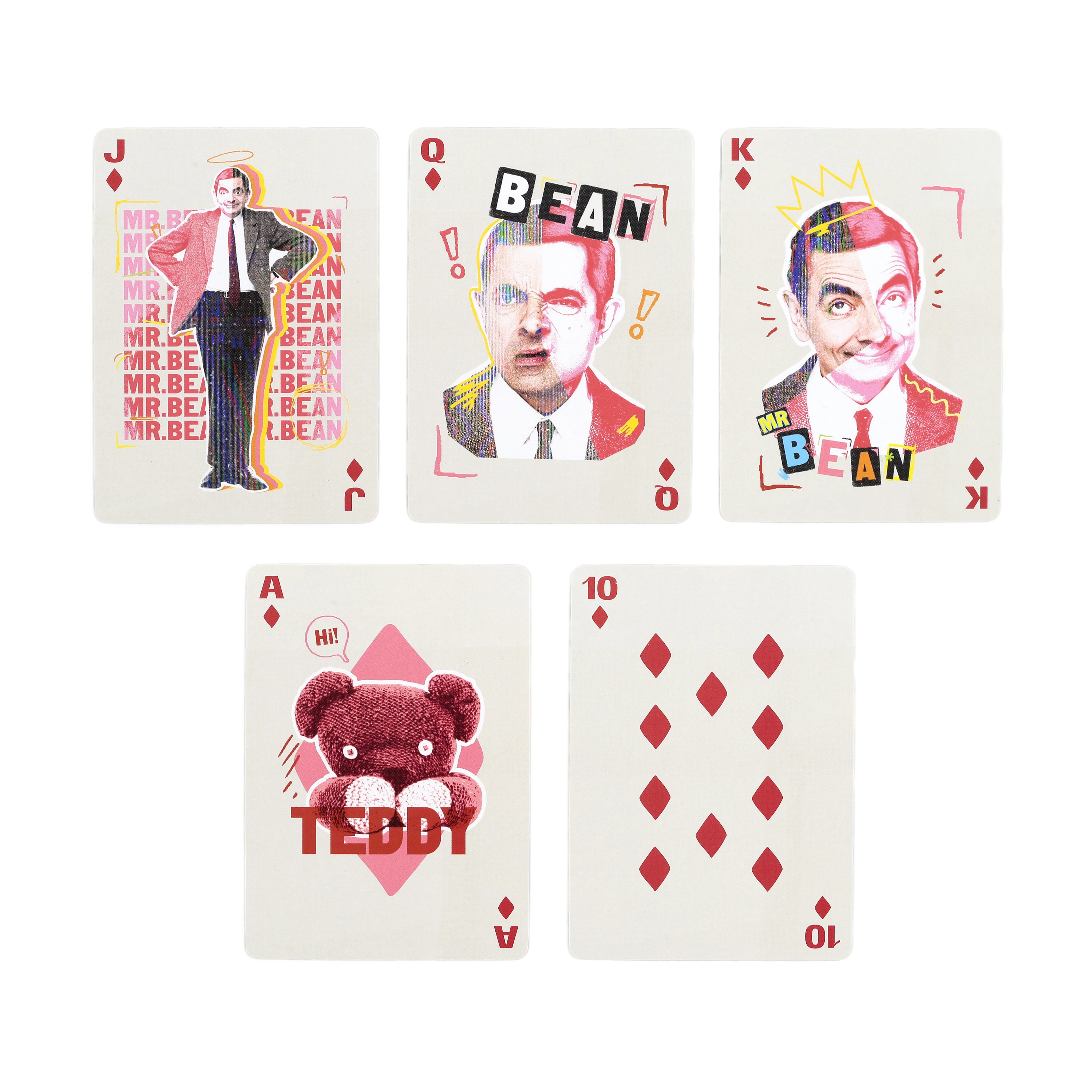 Standardowa talia kart do gry - Mr Bean & Teddy - Zabawki