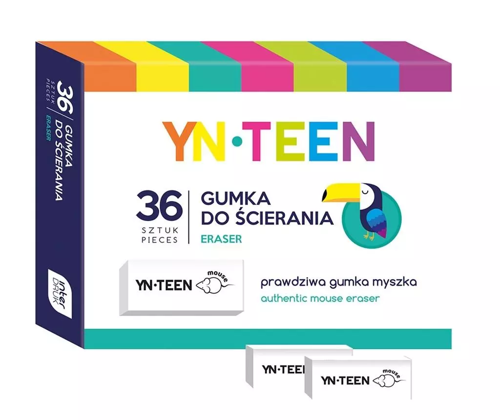 Gumka Mouse YN NOSTER - Papiernicze i szkolne