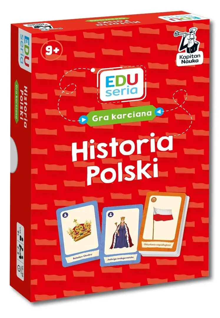 EDUseria. Historia Polski. Gra karciana. Kapitan.. - Gry