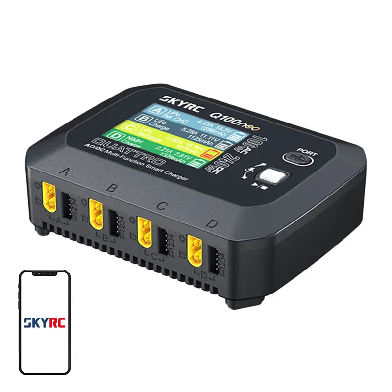 Wielofunkcyjna inteligentna ładowarka SkyRC Q100neo AC/DC - Elektronika i akcesoria