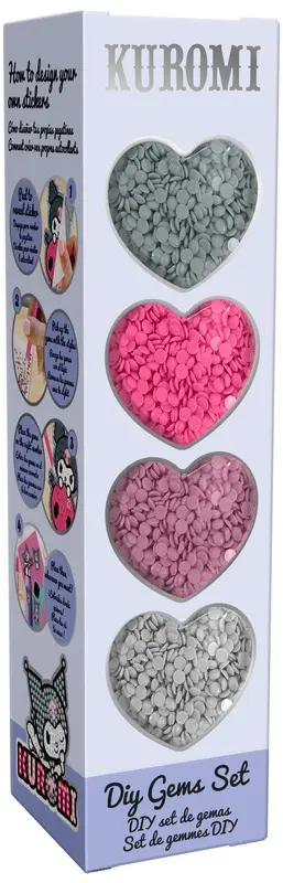 Zestaw kreatywny DIY Gem Art. Kit Kuromi, Kids - Papiernicze i szkolne