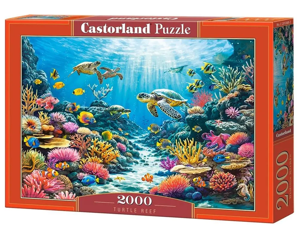 Puzzle 2000 elementów. Żółwia Rafa - Puzzle