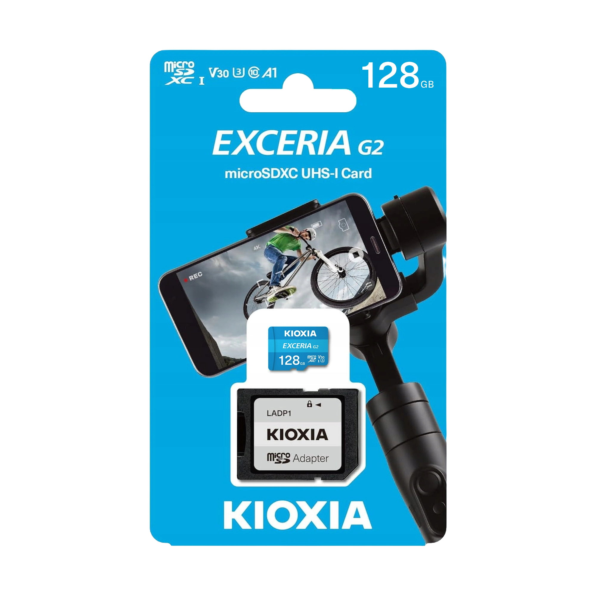 Karta pamięci microSD 128 GB UHS-I U1 Kioxia z adapterem - Elektronika i akcesoria