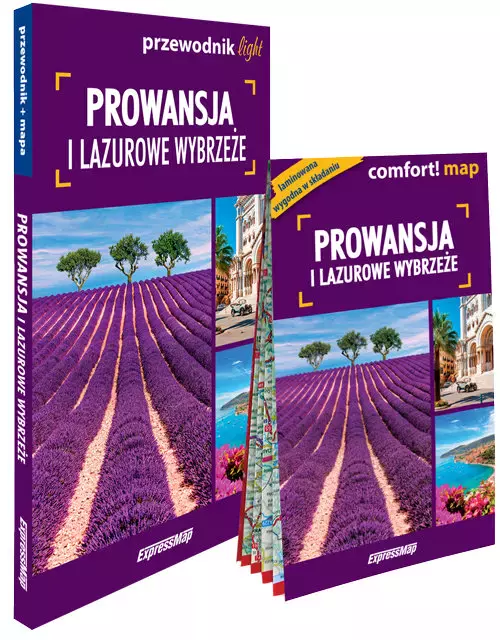 Prowansja i Lazurowe Wybrzeże light przewodnik + mapa - Książki