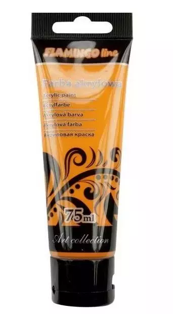 Farba akrylowa 75ml 010 pomarańczowa - Papiernicze i szkolne