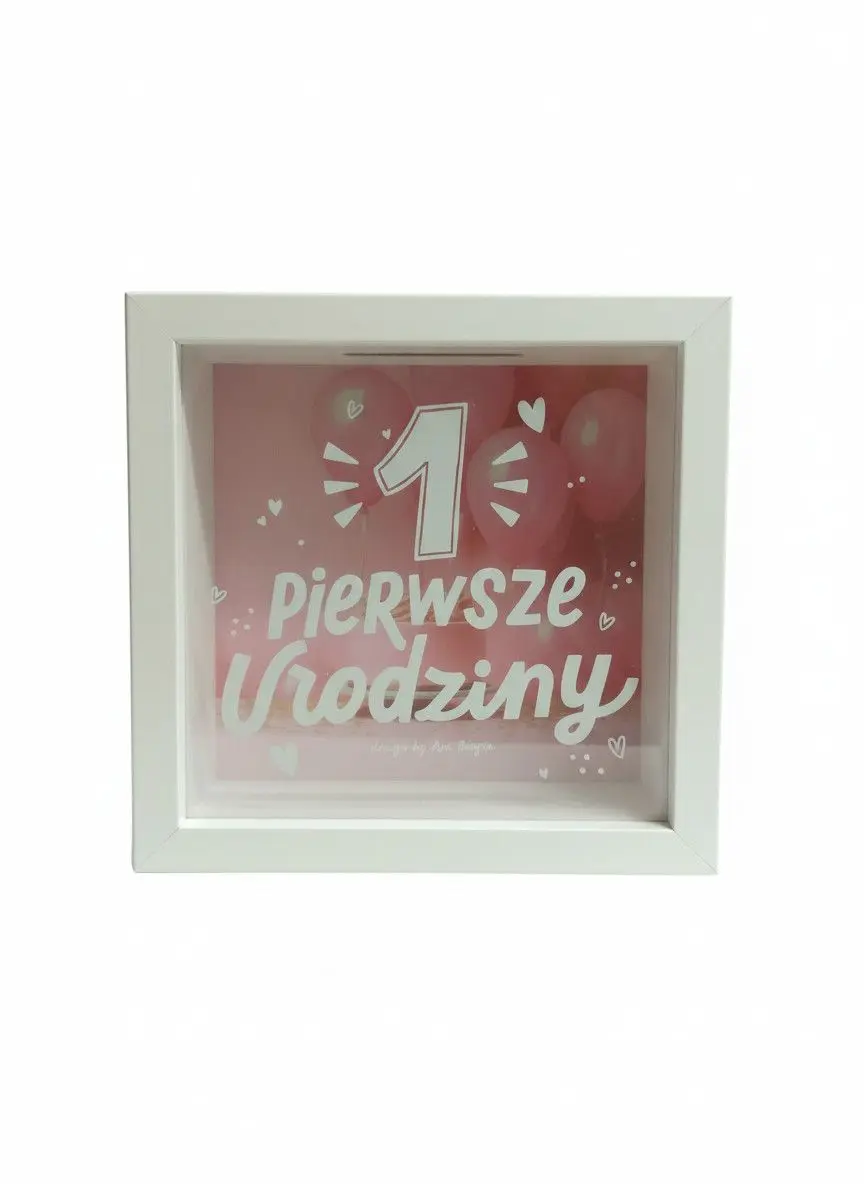 Skarbonka Home-2 2-Roczek dziewczynka drewno Pan Dragon (5901854992037) - Papiernicze i szkolne