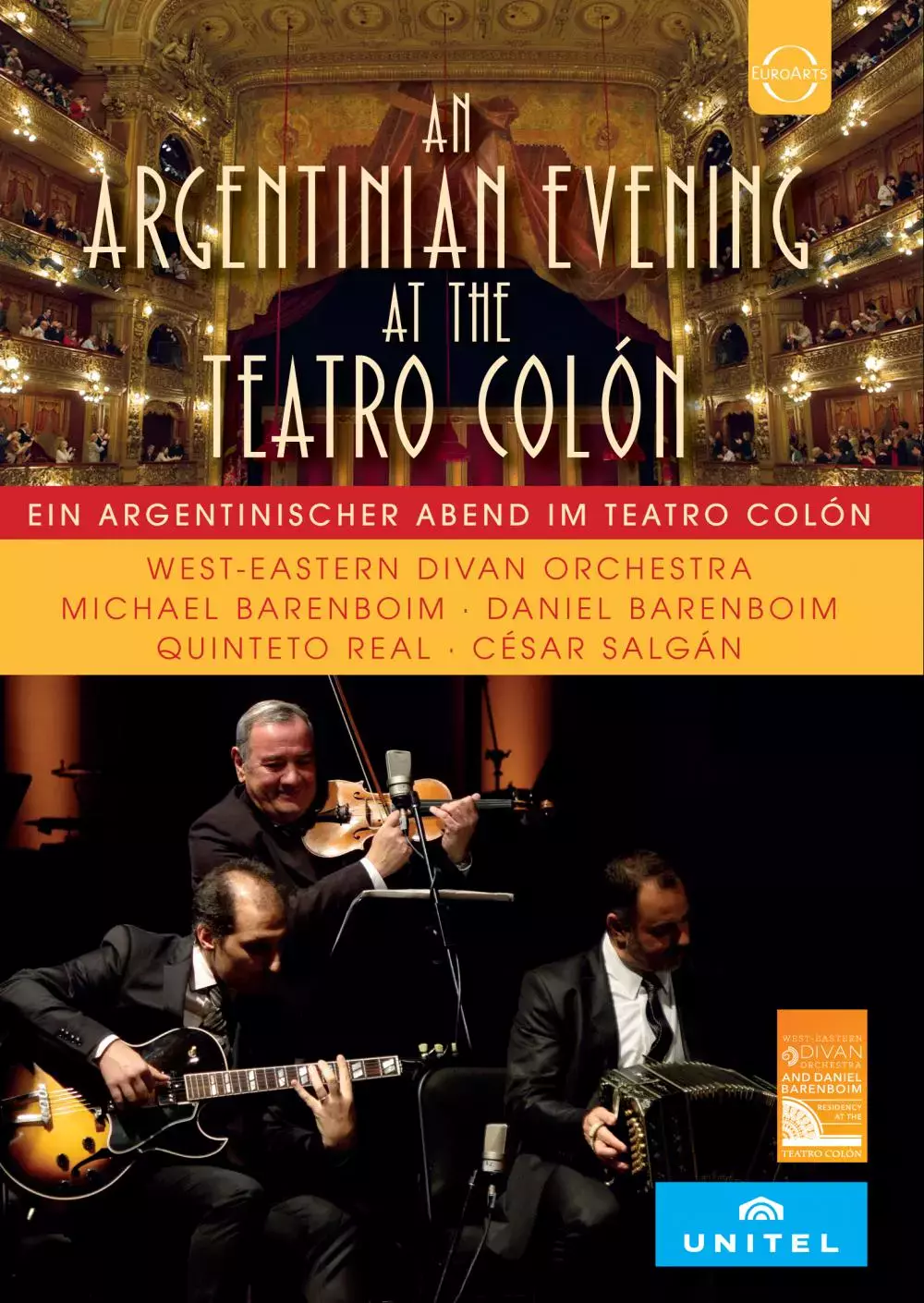 Euroarts. Wedo At The Teatro Colon. A Tango Evening With Ginastera And Salgan, DVD - Muzyka