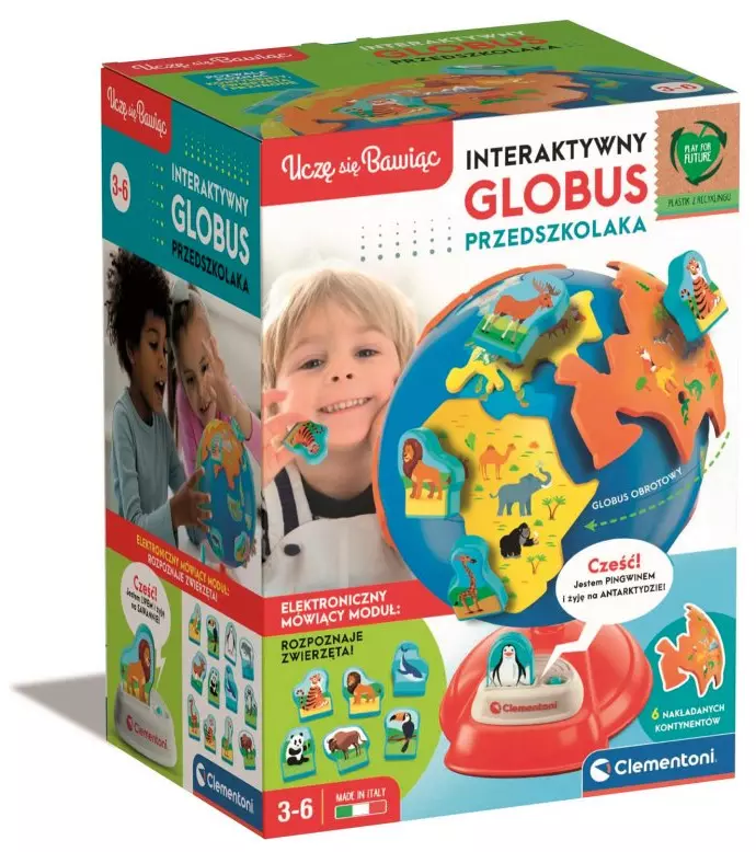 Interaktywny globus przedszkolaka - Papiernicze i szkolne