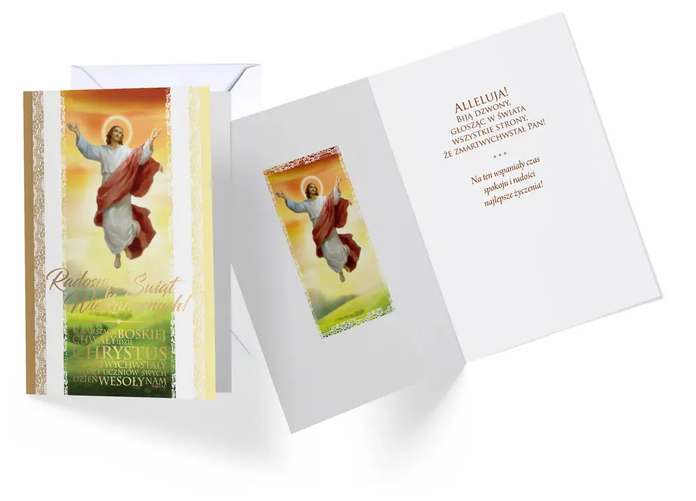 Karnet Radosnych Świąt Wielkanocnych - Papiernicze i szkolne