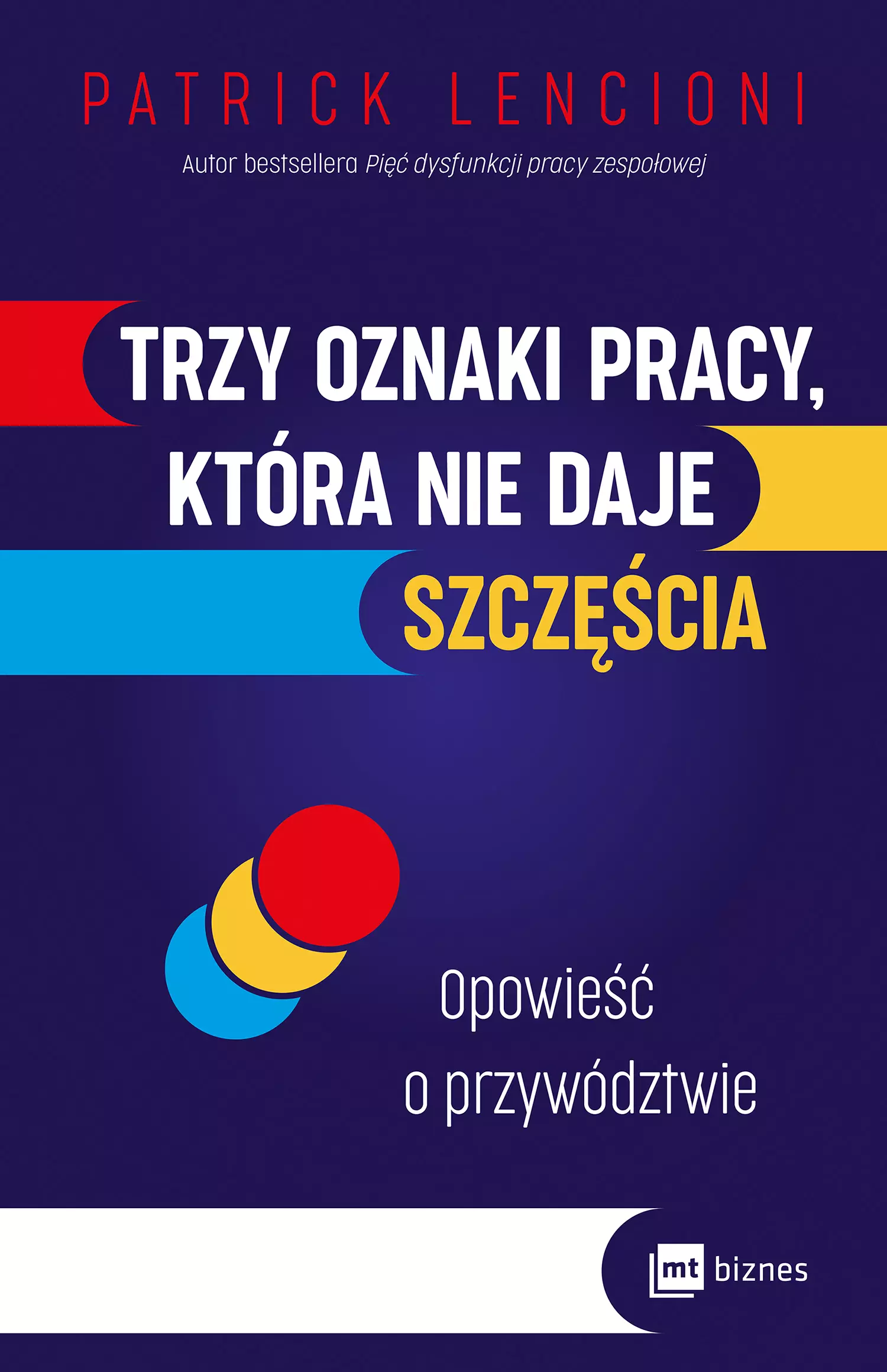 Trzy oznaki pracy, która nie daje szczęścia. Opowieść o przywództwie - Książki