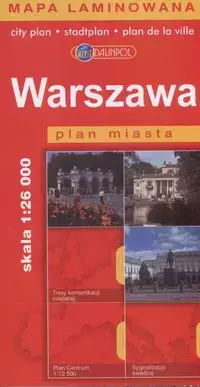 Warszawa. Plan miasta. Skala 1:26 000 - Książki