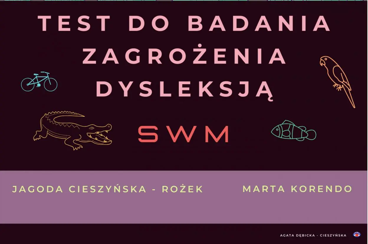 SWM. Test do badania zagrożenia dysleksją - Książki