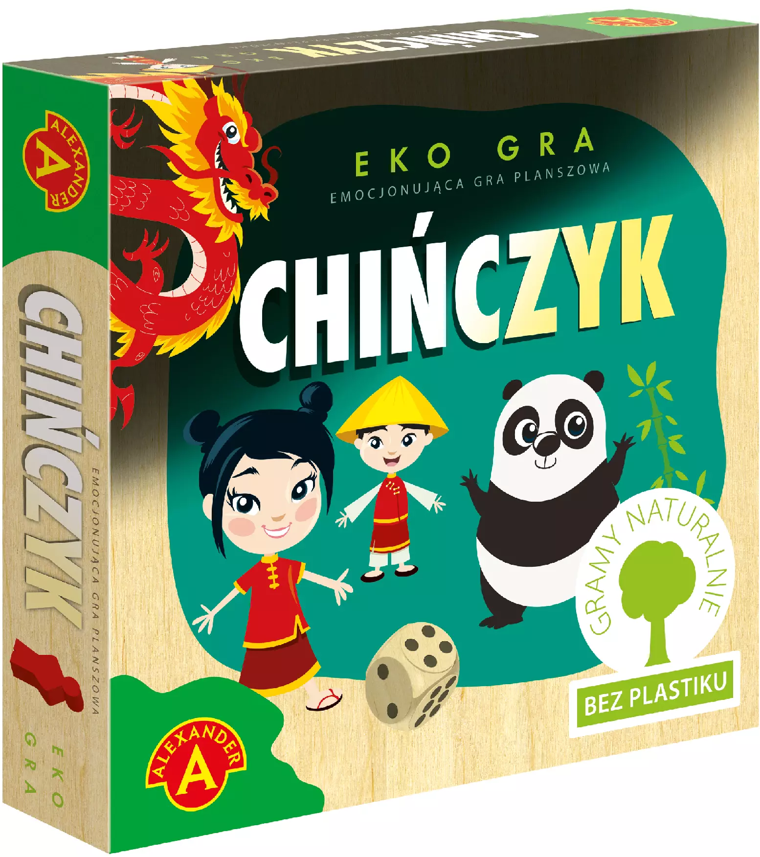 Gramy naturalnie bez plastiku. Chińczyk - Gry