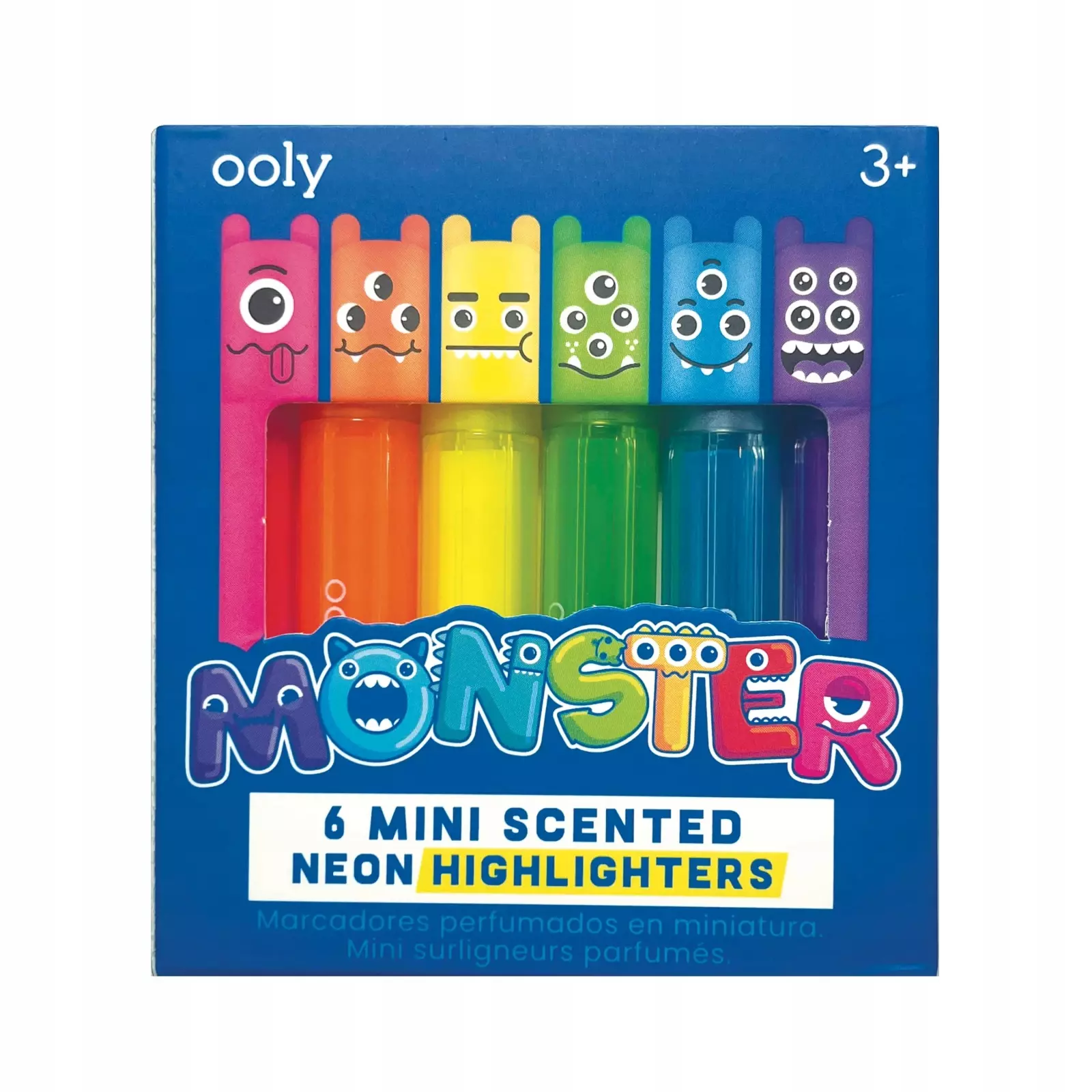 Scented mini cars - Monsters - Set of 6 - Zabawki
