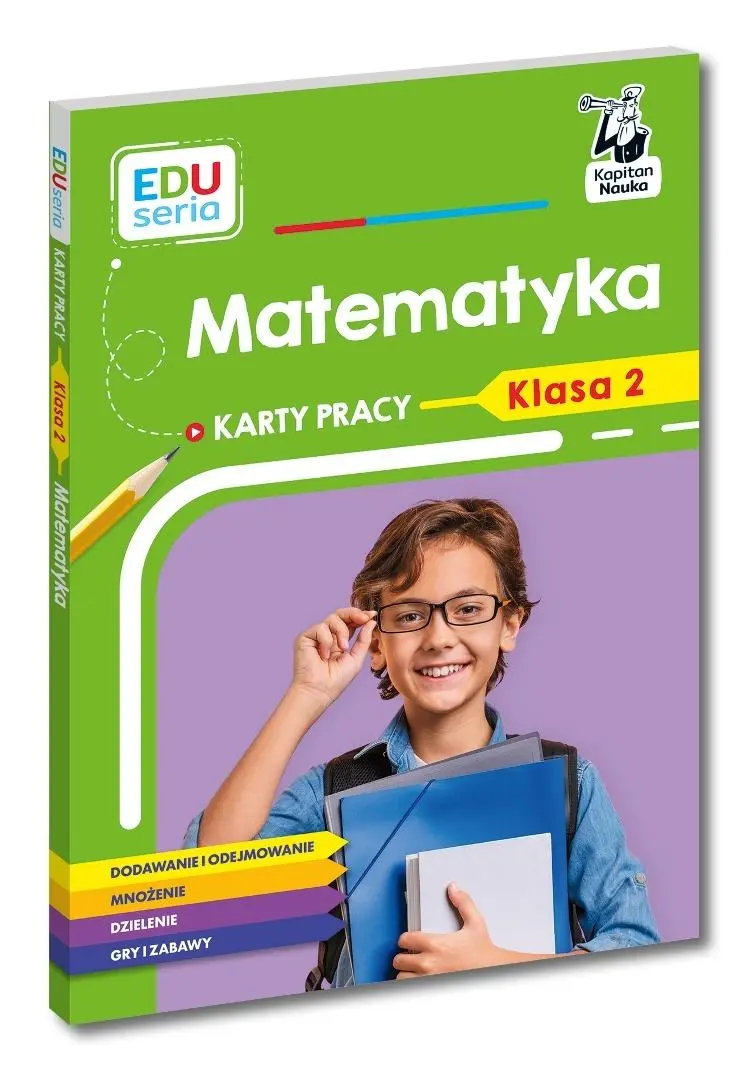EDUseria Matematyka Karty pracy kl.2 Kapitan Nauka - Książki