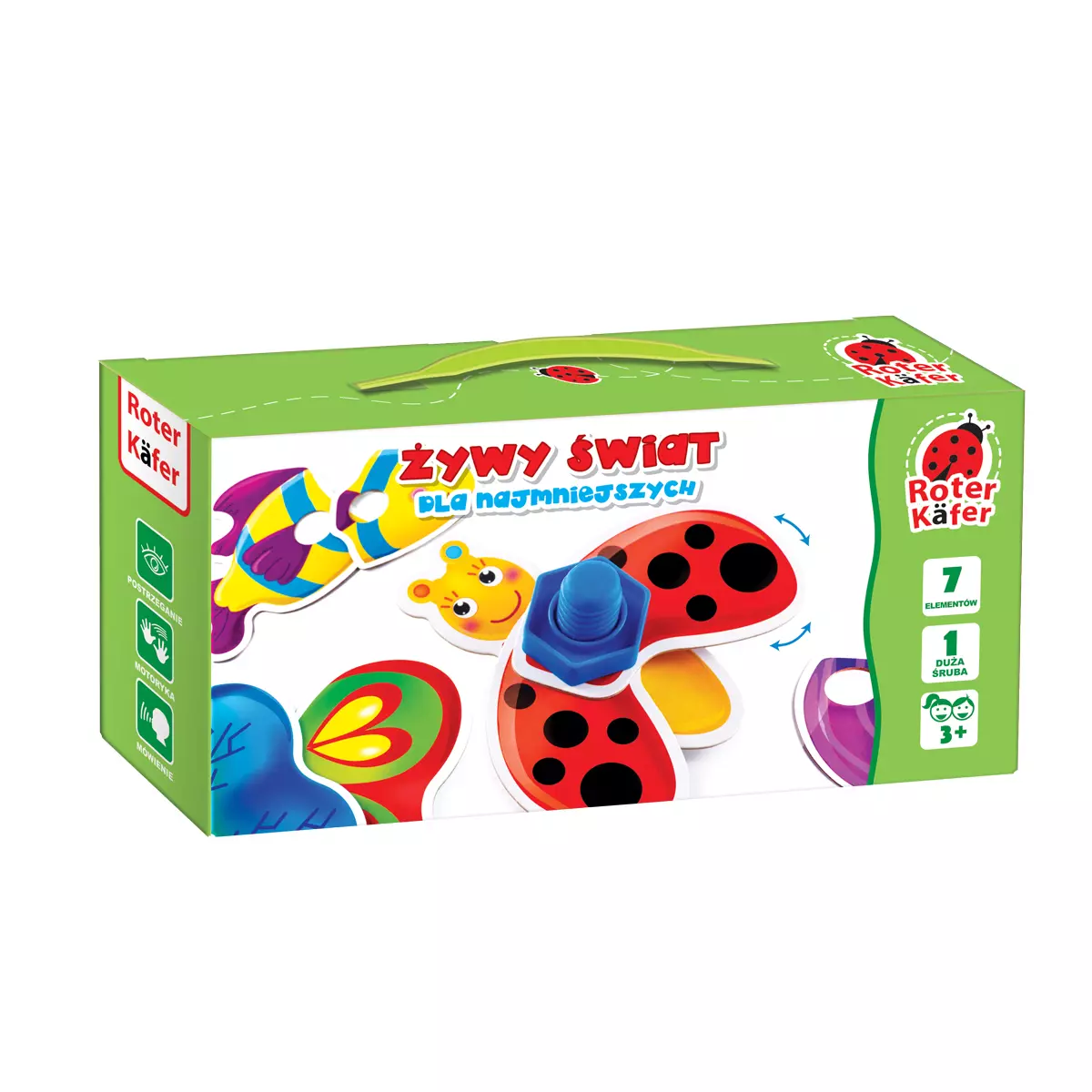 GRA EDUKACYJNA ŻYWY ŚWIAT DLA NAJMNIEJSZYCH  RK1030-01 - Gry