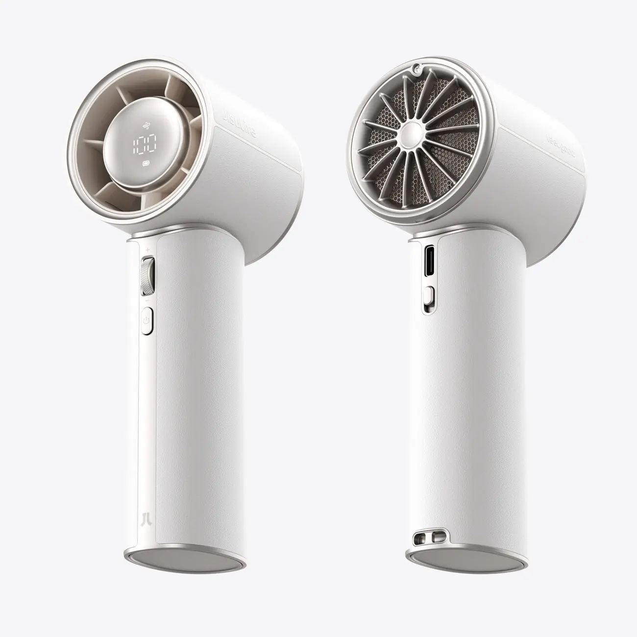 Mini wentylator Jisulife Handheld Fan Pro1 Mini 4250 mAh USB-C przenośny wiatraczek dmuchawa - biały - Elektronika i akcesoria